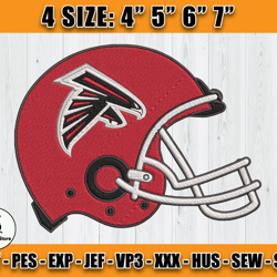 Atlanta Falcons Embroidery, NFL Falcons Embroidery, NFL Machine Embroidery Digital, 4 sizes Machine Emb Files -17-Whitme