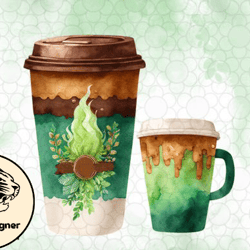 coffee cup st patricks day clipart