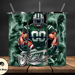 New York JetsTumbler Wrap, NFL Logo Tumbler Png, Nfl Sports, NFL Design Png, Design by Obryant Shop-25