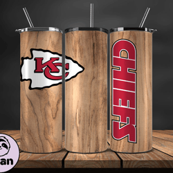 Kansas City Chiefs Tumbler Wrap, NFL Logo Tumbler Png, NFL Design Png-58