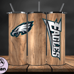 Philadelphia Eagles Tumbler Wrap, NFL Logo Tumbler Png, NFL Design Png-68