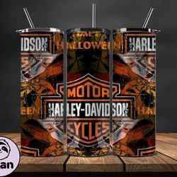 Harley Tumbler Wrap,Harley Davidson PNG, Harley Davidson Logo, Design by Evan 09