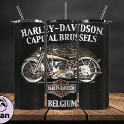Harley Tumbler Wrap,Harley Davidson PNG, Harley Davidson Logo, Design by Evan 16