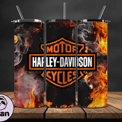 Harley Tumbler Wrap,Harley Davidson PNG, Harley Davidson Logo, Design by Evan 19