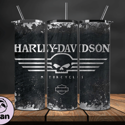 Harley Tumbler Wrap,Harley Davidson PNG, Harley Davidson Logo, Design by Evan 25