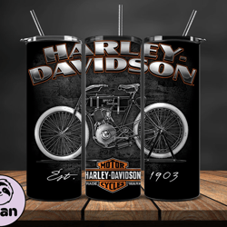 Harley Tumbler Wrap,Harley Davidson PNG, Harley Davidson Logo, Design by Evan 41