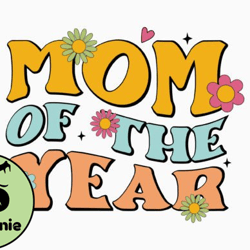 mom of the year retro mom svg design 324