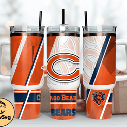 Chicago Bears 40oz Png, 40oz Tumler Png 69 by DrewSvg