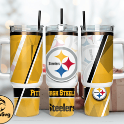 Pittsburgh Steelers 40oz Png, 40oz Tumler Png 90 by DrewSvg