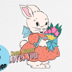 Vintage Bunny Easter PNG Sublimation