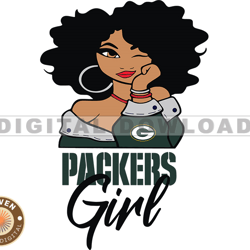 Packers Girl Svg, Girl Svg, Football Team Svg, NFL Team Svg, Png, Eps, Pdf, Dxf file 11