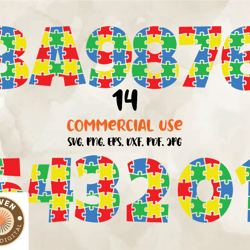 autism font, autism alphabet, puzzle, modern font, fonts for cricut, beauty font, font for t-shirts 15