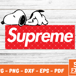 snoopy-supreme svg,cartoon svg, bundle cartoon svg 119