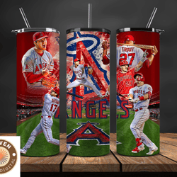 Los Angeles Angels Tumbler Wrap, Mlb Logo, MLB Baseball Logo Png, MLB, MLB Sports 63