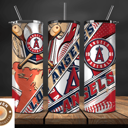 Los Angeles Angels Tumbler Wrap, Mlb Logo, MLB Baseball Logo Png, MLB, MLB Sports 29