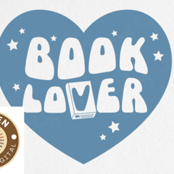book lover svg design