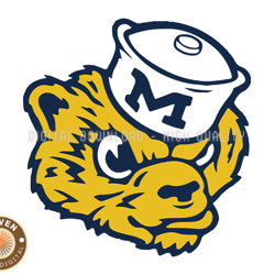 Michigan Wolverines Rugby Ball Svg, ncaa logo, ncaa Svg, ncaa Team Svg, NCAA, NCAA Design 43