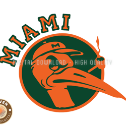 Miami HurricanesRugby Ball Svg, ncaa logo, ncaa Svg, ncaa Team Svg, NCAA, NCAA Design 162