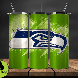 Seattle SeahawksNFL Tumbler Wrap, Nfl Teams, NFL Logo Tumbler Png, NFL Design Png Design  05