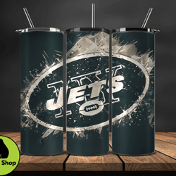 New York JetsNFL Tumbler Wrap, Nfl Teams, NFL Logo Tumbler Png, NFL Design Png Design  06
