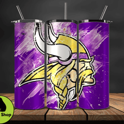 Minnesota VikingsNFL Tumbler Wrap, Nfl Teams, NFL Logo Tumbler Png, NFL Design Png Design  13....
