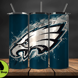 Philadelphia EaglesNFL Tumbler Wrap, Nfl Teams, NFL Logo Tumbler Png, NFL Design Png Design  20