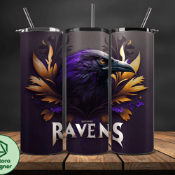 Baltimore Ravens Logo NFL, Football Teams PNG, NFL Tumbler Wraps, PNG Design by Santoro Designer Design 48