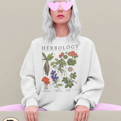herbology plants sweatshirt,herbology shirt, gift for plant lover, botanical shirt, plant lover, gift for her, gift for