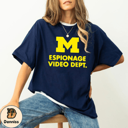 michigan espionage video dept shirt, sweatshirt, hoodie, michigan vs everybody trending shirt, college team tee, univers