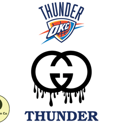oklahoma city thunder png, gucci nba png, basketball team png,  nba teams png ,  nba logo  design 118