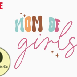 Free Retro Mothers Day Mom of Girls Design 350
