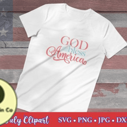 4th July Sublimation God Bless America Design 21