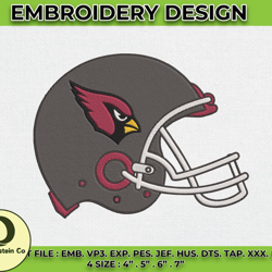 Cardinals Embroidery Designs, NFL Logo Embroidery, Machine Embroidery Pattern -05 by Cooperstein