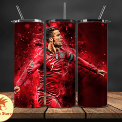 Ronaldo Tumbler Wrap ,Cristiano Ronaldo Tumbler Design, Ronaldo 20oz Skinny Tumbler Wrap, Design by Colditz Store 15