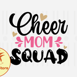 cheer mom squad,mothers day svg design90