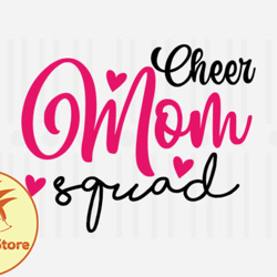 cheer mom squad,mothers day svg design93