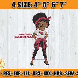 Cardinals Embroidery, Betty Boop Embroidery, NFL Machine Embroidery Digital, 4 sizes Machine Emb Files -17 -Colditz