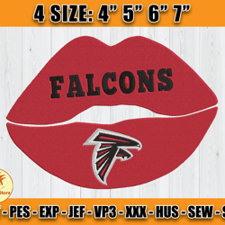 Atlanta Falcons Embroidery, NFL Falcons Embroidery, NFL Machine Embroidery Digital, 4 sizes Machine Emb Files-02-Colditz