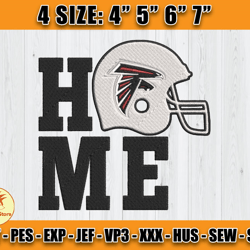 Atlanta Falcons Embroidery, NFL Falcons Embroidery, NFL Machine Embroidery Digital, 4 sizes Machine Emb Files -11-Coldit