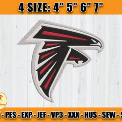 Atlanta Falcons Embroidery, NFL Falcons Embroidery, NFL Machine Embroidery Digital, 4 sizes Machine Emb Files-18-Colditz