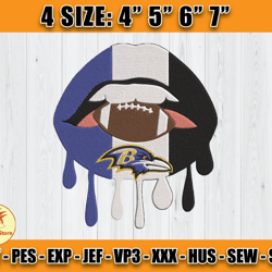 Ravens Embroidery, NFL Ravens Embroidery, NFL Machine Embroidery Digital, 4 sizes Machine Emb Files-07-Colditz