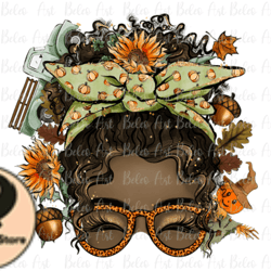 fall, autumn messy bun black skin designdesign 31