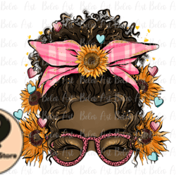 mothers day messy bun black skin designdesign 35