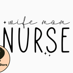 retro nurse quote svg wife mom nurse design 255