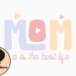 mom life is the mothers day retro svg design 284