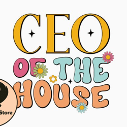 ceo of the house retro mom svg design 319