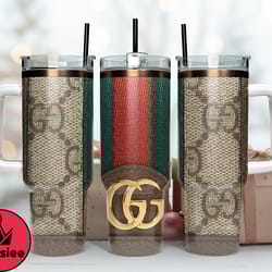 gucci tumbler wrap, gucci logo, luxury tumbler 40oz tumbler wrap d159 by lukas