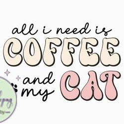 all i need is retro cat mom quote svg design 383