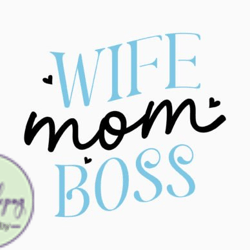 wife mom boss retro mothers day svg design 434