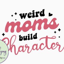 weird moms build retro mothers day svg design 436